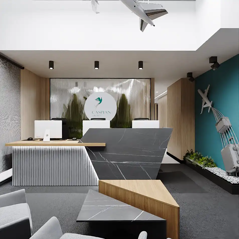 دفتر فروش شرکت هواپیمایی کاسپین